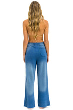 Load image into Gallery viewer, AVIATOR NATION ESSENTIAL WIDE LEG POCKET SWEATPANTS - FADED WATER
