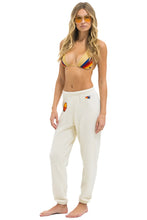 Load image into Gallery viewer, AVIATOR NATION SUNSET PATCH SWEATPANTS - VINTAGE WHITE

