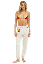Load image into Gallery viewer, AVIATOR NATION SUNSET PATCH SWEATPANTS - VINTAGE WHITE
