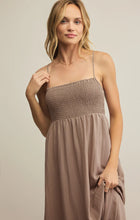 Load image into Gallery viewer, Z SUPPLY BEACHSIDE MIDI DRESS - ICED COFFEE
