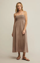 Load image into Gallery viewer, Z SUPPLY BEACHSIDE MIDI DRESS - ICED COFFEE
