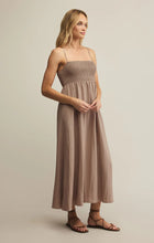 Load image into Gallery viewer, Z SUPPLY BEACHSIDE MIDI DRESS - ICED COFFEE
