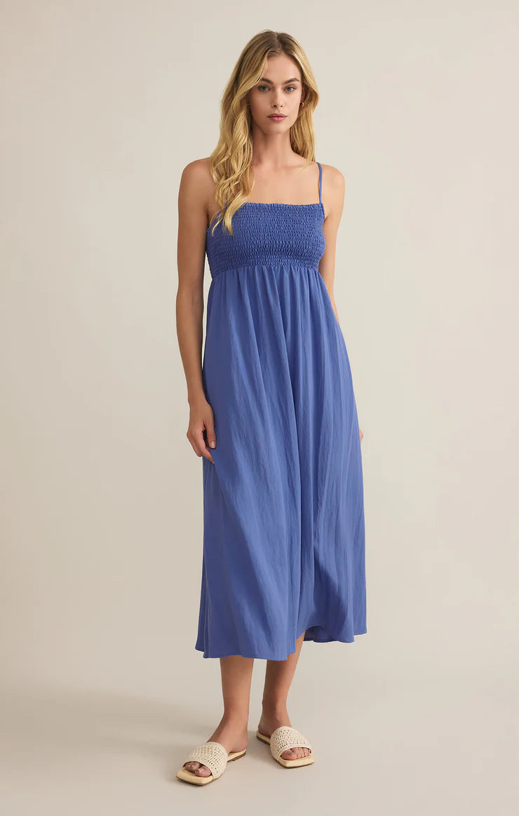Z SUPPLY BEACHSIDE MIDI DRESS - RIVIERA