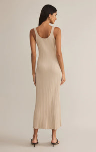 Z SUPPLY SALINAS MIDI DRESS - SANDSHELL