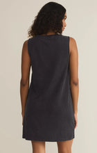 Load image into Gallery viewer, Z SUPPLY SLOANE V-NECK MINI DRESS - BLACK
