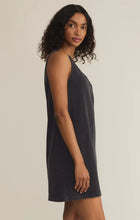 Load image into Gallery viewer, Z SUPPLY SLOANE V-NECK MINI DRESS - BLACK
