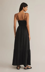 Z SUPPLY WINSLET MAXI DRESS - BLACK