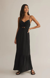 Z SUPPLY WINSLET MAXI DRESS - BLACK