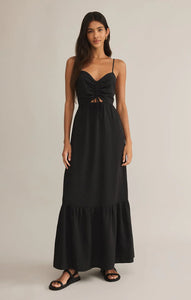 Z SUPPLY WINSLET MAXI DRESS - BLACK