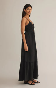 Z SUPPLY WINSLET MAXI DRESS - BLACK