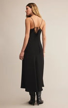 Load image into Gallery viewer, Z SUPPLY AFTER HOURS LUXE SATIN MIDI DRESS - BLACK
