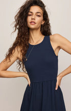 Load image into Gallery viewer, Z SUPPLY CHARLOTTE RIB MIDI DRESS - ECLIPSE
