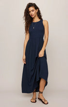 Load image into Gallery viewer, Z SUPPLY CHARLOTTE RIB MIDI DRESS - ECLIPSE
