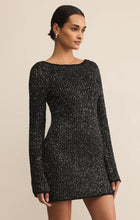 Load image into Gallery viewer, Z SUPPLY LA MARCA SEQUIN MINI DRESS - BLACK
