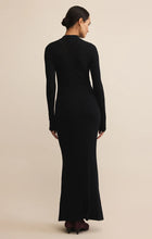 Load image into Gallery viewer, Z SUPPLY ADEN MESH SWEATER MAXI DRESS - BLACK
