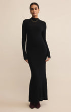 Load image into Gallery viewer, Z SUPPLY ADEN MESH SWEATER MAXI DRESS - BLACK
