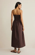 Load image into Gallery viewer, Z SUPPLY CORNELIA POPLIN MAXI DRESS - CHOCOLATE CHERRY
