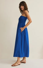 Load image into Gallery viewer, Z SUPPLY CORNELIA MAXI DRESS - NAUTICAL COBALT BLUE
