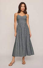 Load image into Gallery viewer, Z SUPPLY ROMY STRIPED LINEN MAXI DRESS - ECLIPSE

