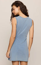 Load image into Gallery viewer, Z SUPPLY MATTIE JERSEY DENIM MINI DRESS - OCEAN AIR INDIGO
