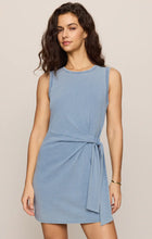 Load image into Gallery viewer, Z SUPPLY MATTIE JERSEY DENIM MINI DRESS - OCEAN AIR INDIGO
