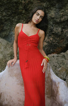 Load image into Gallery viewer, Z SUPPLY SUNDA CROCHET MAXI DRESS - LYCHEE
