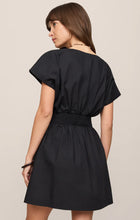 Load image into Gallery viewer, Z SUPPLY SANNA POPLIN MINI DRESS - BLACK
