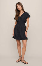 Load image into Gallery viewer, Z SUPPLY SANNA POPLIN MINI DRESS - BLACK
