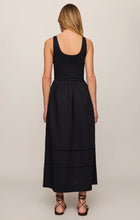 Load image into Gallery viewer, Z SUPPLY JOHANNA SLEEVELESS MIDI DRESS - BLACK
