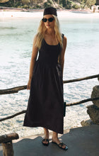 Load image into Gallery viewer, Z SUPPLY JOHANNA SLEEVELESS MIDI DRESS - BLACK
