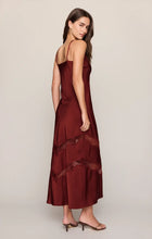 Load image into Gallery viewer, Z SUPPLY BRUNA LACE INSET MIDI DRESS - VELVET ROUGE
