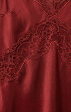 Load image into Gallery viewer, Z SUPPLY BRUNA LACE INSET MIDI DRESS - VELVET ROUGE
