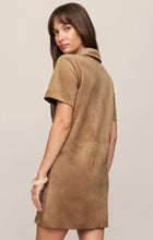Load image into Gallery viewer, Z SUPPLY LEONE SUEDE MINI DRESS - LIGHT SAND
