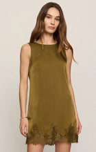Load image into Gallery viewer, Z SUPPLY MEADOW MUSE LACE MINI DRESS - GOLDEN SAGE

