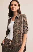 Load image into Gallery viewer, Z SUPPLY ALL DAY KNIT LEOPARD JACKET - DESERT TAN
