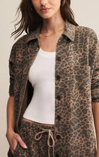 Load image into Gallery viewer, Z SUPPLY ALL DAY KNIT LEOPARD JACKET - DESERT TAN
