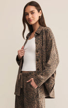 Load image into Gallery viewer, Z SUPPLY ALL DAY KNIT LEOPARD JACKET - DESERT TAN
