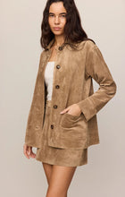 Load image into Gallery viewer, Z SUPPLY DECKER FAUX SUEDE CHORE COAT - LIGHT SAND
