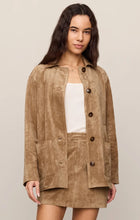 Load image into Gallery viewer, Z SUPPLY DECKER FAUX SUEDE CHORE COAT - LIGHT SAND
