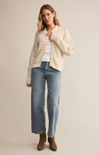 Load image into Gallery viewer, Z SUPPLY SUNDANCE ZIP-UP SWEATER JACKET - CRYSTAL
