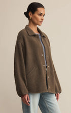 Load image into Gallery viewer, Z SUPPLY BRONX SWEATER KNIT JACKET - TAVERN
