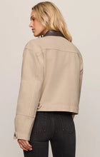Load image into Gallery viewer, Z SUPPLY REY CROPPED DENIM CHORE JACKET - SOAPSTONE
