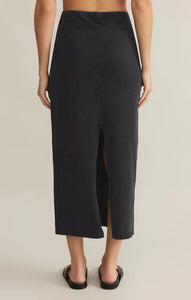 Z SUPPLY GAIL MIDI SKIRT - BLACK