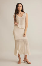 Load image into Gallery viewer, Z SUPPLY SORIA CROCHET MIDI SKIRT - SEA SALT
