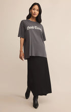 Load image into Gallery viewer, Z SUPPLY IZABEL LUXE SATIN SKIRT - BLACK
