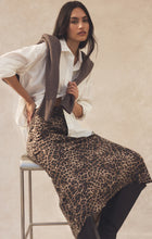 Load image into Gallery viewer, Z SUPPLY IZABEL LEOPARD SKIRT - DESERT TAN
