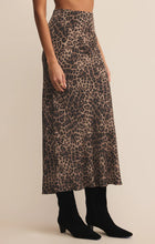 Load image into Gallery viewer, Z SUPPLY IZABEL LEOPARD SKIRT - DESERT TAN
