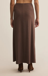 Z SUPPLY DEMURE MAXI SKIRT - SUEDE