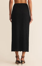 Load image into Gallery viewer, Z SUPPLY VIA LACE MIDI SKIRT - BLACK
