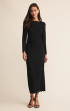 Load image into Gallery viewer, Z SUPPLY VIA LACE MIDI SKIRT - BLACK
